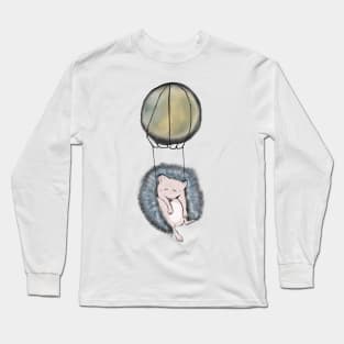 Sleeping Hedgehog Long Sleeve T-Shirt